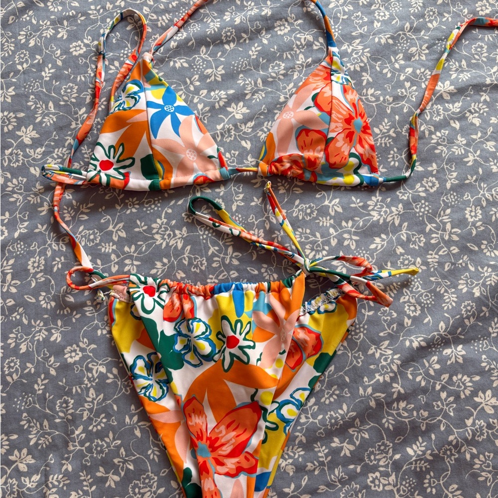 Floral Multicolor Bikini Set